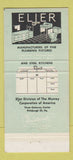 Matchbook Cover - Eljer Plumbing Fixtures girlie WEAR 30 Strike