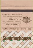 Matchbook Cover - Summerhouse Schiller Park IL 40 Strike