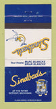 Matchbook Cover - Sindbads Detroit MI girlie WEAR 30 Strike