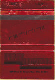 Matchbook Cover - Upstairs Downstains Green Bay WI WORN 40 Strike