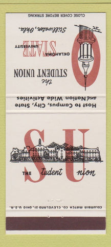 Matchbook Cover - Oklahoma State University Stillwater OK 30 Strike