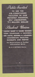 Matchbook Cover - Oklahoma State University Stillwater OK 30 Strike