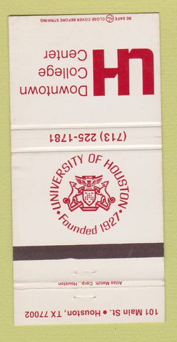 Matchbook Cover - University of Houston TX 30 Strike