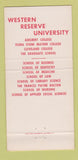 Matchbook Cover - Western Reserve University 30 Strike