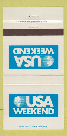 Matchbook Cover - USA Today Weekend Newspaper 30 Strike