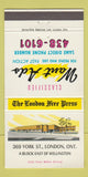 Matchbook Cover - The London Free Press Newspaper London ON 30 Strike
