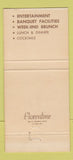 Matchbook Cover - Promenade Restaurant Marina Del Rey CA 30 Strike