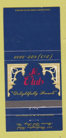 Matchbook Cover - Le Club Marina Del Rey CA 30 Strike