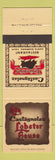 Matchbook Cover - Castagnola's Spanish Restaurant Santa Barbara CA Lobster