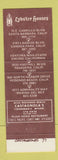 Matchbook Cover - Castagnola's Spanish Restaurant Santa Barbara CA Lobster