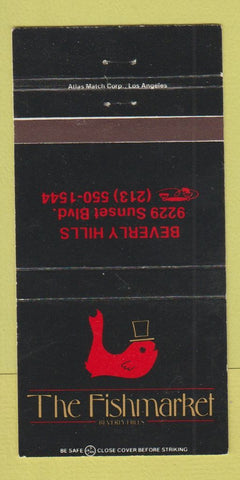 Matchbook Cover - The Fish Market Beverly Hills CA 30 Strike