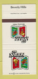 Matchbook Cover - The Saloon Beverly Hills CA 30 Strike