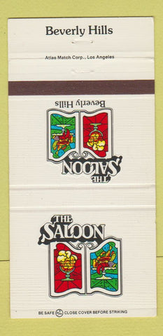 Matchbook Cover - The Saloon Beverly Hills CA 30 Strike
