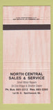 Matchbook Cover North Central Sales Ski Doo Snowmobiles Spiritwood SK 30 Strike