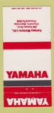 Matchbook Cover - Yamaha Kelsey Motors Churchill MB Snowmobiles? 30 Strike