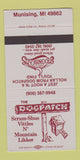 Matchbook Cover - Doopatch Restaurant Munising MI 30 Strike