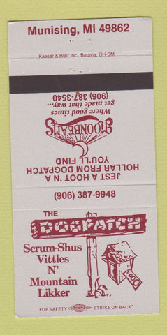 Matchbook Cover - Doopatch Restaurant Munising MI 30 Strike