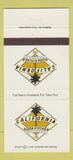 Matchbook Cover - California Pizza Kitchen 30 Strike