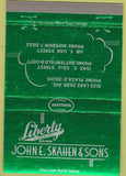 Matchbook Cover - Liberty Cleaners Chicago IL 40 Strike