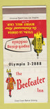 Matchbook Cover - Beefeater Inn Beverly Hills CA WEAR 30 Strike