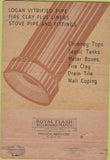 Matchbook Cover - Logan Clay Products Logan OH 40 Strike