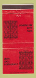 Matchbook Cover - Iron Gate Restaurant Belmont CA WEAR 30 Strike