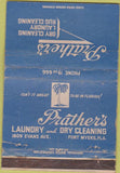 Matchbook Cover - Prather's Dry Cleaning Fort Myers FL WORN 40 Strike