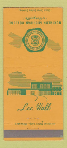 Matchbook Cover - Northern Michigan College Marquette MI 30 Strike