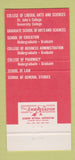 Matchbook Cover - St John's University New York City 1970 30 Strike
