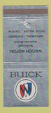 Matchbook Cover - Watson Buick Opel AMC Mifflinburg Lewisburg PA 30 Strike