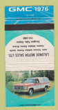 Matchbook Cover - Lalonde Motors Buick Sturgeon Falls ON 1976 WORN 30 Strike