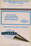 Matchbook Cover - Spitzer Auto World Parma OH 40 Strike