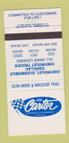 Matchbook Cover - Jack Carter Chevrolet Oldsmobile Canada 30 Strike