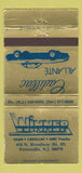 Matchbook Cover - Winner Oldsmobile Cadillac GMC Pennville NJ 30 Strike