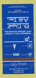 Matchbook Cover - B Dupont Pontiac GMC Buick Cadillac Lac Etchemin QC 30 Strike