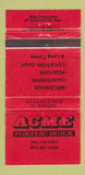 Matchbook Cover - Acme Pontiac Buick Montreal QC 30 Strike