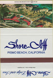 Matchbook Cover - Shore Cliff Pismo Beach CA 40 Strike
