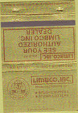 Matchbook Cover - Limbco Inc  OH tree stump cutters 40 Strike