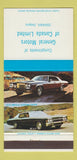 Matchbook Cover - General Motors Canada Oshawa ON Chevrolet Oldsmobile 30 Strike
