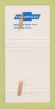 Matchbook Cover - Curran Chevrolet Oldsmobile Manistique MI 30 Strike