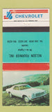 Matchbook Cover - 1976 Chevrolet Nelson Fournier Lacolle QC 30 Strike