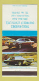 Matchbook Cover - Trois Rivieres Chevrolet QC Oldsmobile 1970 30 Strike