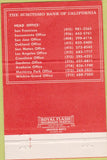 Matchbook Cover - Sumitomo Bank Los Angeles CA 40 Strike