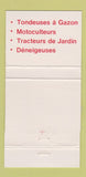 Matchbook Cover - Canadiana Outdoor Maurice Couture Bicycles WEAR 30 Strike