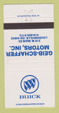 Matchbook Cover - Geib Schaffer Motors Buick Loudonville OH 30 Strike