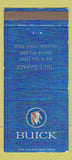Matchbook Cover - Till's Garage Buick Bellevue IA 30 Strike
