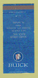 Matchbook Cover - Ward Liebler Buick Traverse City MI  30 Strike