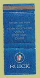 Matchbook Cover - Service Chevrolet Oldsmobile Buick Milbank SD WEAR 30 Strike
