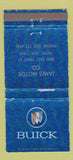 Matchbook Cover - James Motors Buick Hope AR WORN 30 Strike