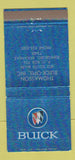Matchbook Cover - Thomasson Buick Opel Jonesboro AR 30 Strike